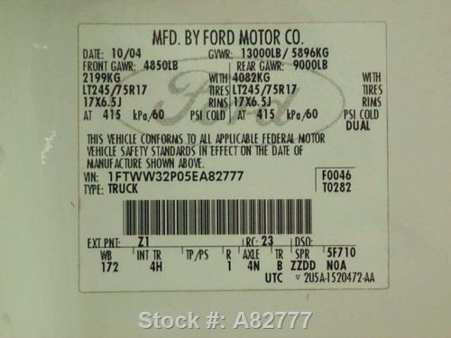 2005 FORD F350 LARIAT DIESEL DUALLY LONGBED LEATHER DVD TEXAS DIRECT AUTO, US $22,780.00, image 11