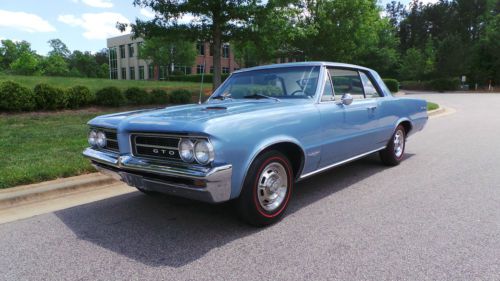 1964 pontiac gto phs documented 389 tripower 4-speed #&#039;s match show car gorgeous