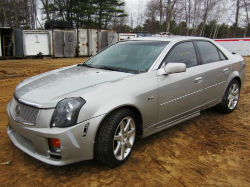 2004 cadillac cts v sedan 4-door 5.7l 83k miles runs &amp; drives fine salvage title