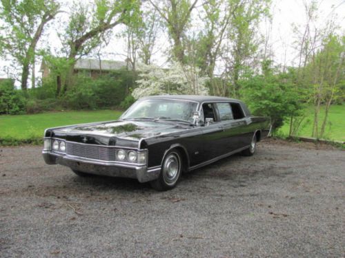 1968 lincoln continental lehmann-peterson limousine low miles