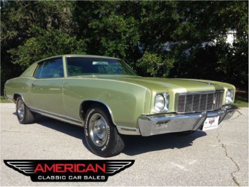 1971 chevrolet monte carlo original matching #&#039;s 402 big block ac ps pb no rust!