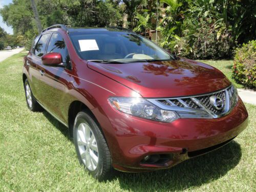 2012 nissan murano sl ,panoramic, leather, rear camera, power fold..