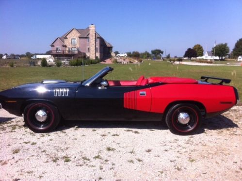 1970-71 plymouth barracuda convertible cuda , hemi, 440, 340, 383 , 4-speed