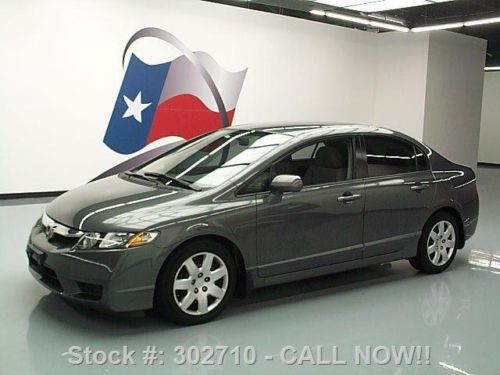 2010 honda civic lx sedan auto cd audio cruise ctrl 79k texas direct auto