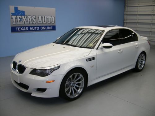 We finance!!!  2008 bmw m5 v10 500 hp 7 speed smg roof nav sport texas auto