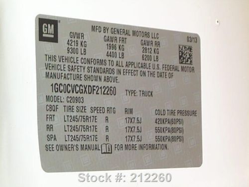 2013 CHEVY SILVERADO 2500 REGULAR CAB LONG BED 10K 10K TEXAS DIRECT AUTO, US $24,780.00, image 12