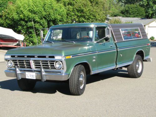 1974 f350  ranger xlt super camper special ford pickup truck