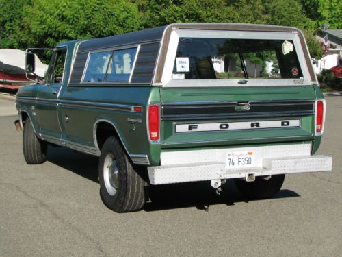1974 F350  Ranger XLT Super Camper Special Ford Pickup Truck, image 7
