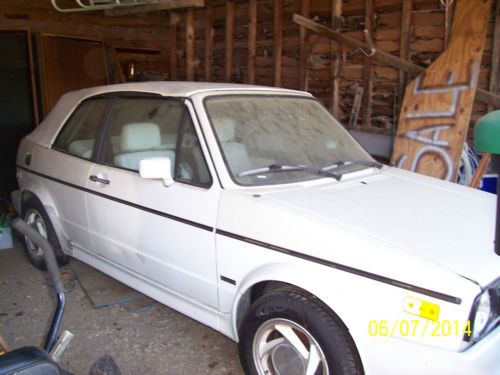 1989 volkswagen cabriolet base convertible 2-door 1.8l