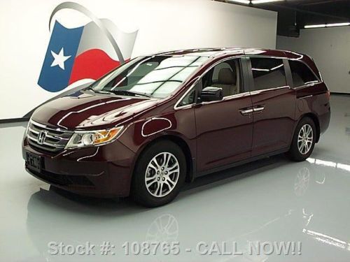 2012 honda odyssey ex-l htd leather sunroof dvd 25k mi texas direct auto