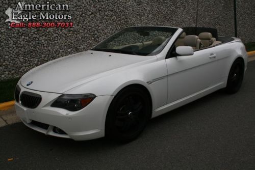 Convertible rwd 2005 2006 2007 bmw 645ci 650ci