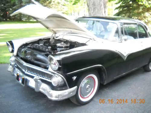 1955 ford fairlane victoria, 2 dr hardtop  292 ci v-8, dual exhaust