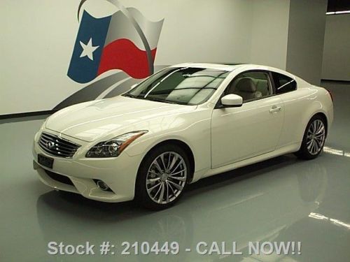 2011 infiniti g37 sport coupe sunroof nav rear cam 28k texas direct auto