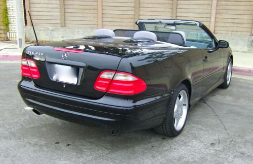 2001 mercedes-benz clk430 base convertible 2-door 4.3l