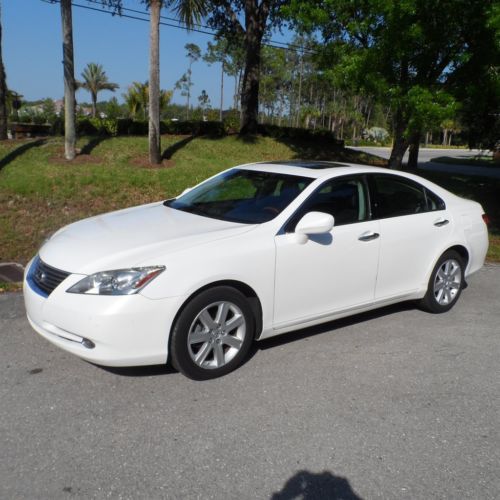 Luxurious pearl white 07 lexus es 350 4-dr, loaded w/ leather, sunroof &amp; more