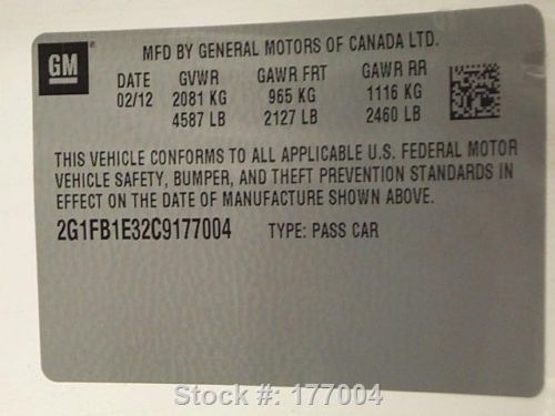 2012 CHEVY CAMARO LT RS AUTO XENONS SPOILER 20'S 23K MI TEXAS DIRECT AUTO, US $22,980.00, image 12