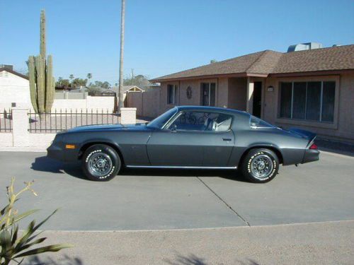 1981 camro sport coupe 14,581 original miles survivor 5.0 4-barrel v-8  4-speed