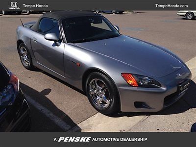 Honda s2000 2dr conv low miles convertible manual gasoline 2.0l dohc 16-valve 4-