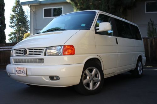 White 2001 volkswagen eurovan mv - 2.8l v6 efi - great condition