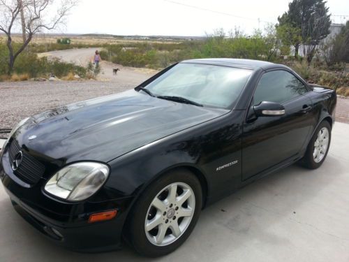 2003 mercedez-benz slk 230 kompressor hard top convertible