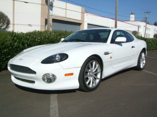 2002 aston martin db7, white with navy and only 26,000 miles!!
