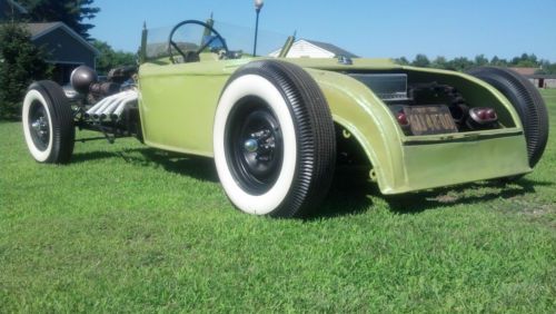 1930 ford model a roadster rat rod. show winner. custom. radical rod.