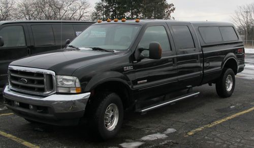 2004 ford f350 pickup crew cab 8' bed diesel 6l v8 super duty $11000 in upgrades