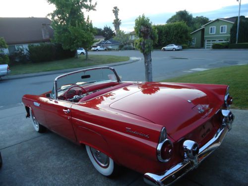 1955  thunderbird  convertable top &amp; hard top,  great body, new parts ,see pict