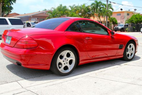 Stunning mars red sl500 convertible