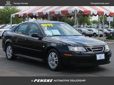 Saab 9-3 4dr sdn auto sedan automatic gasoline 2.0l dohc mpfi turbocharg black