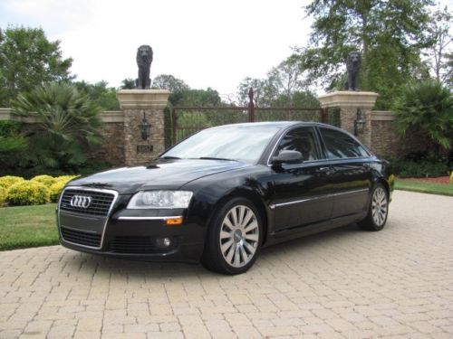 2006 audi a8l quattro, adaptive air suspension, alcantara, wood grain, keyless,