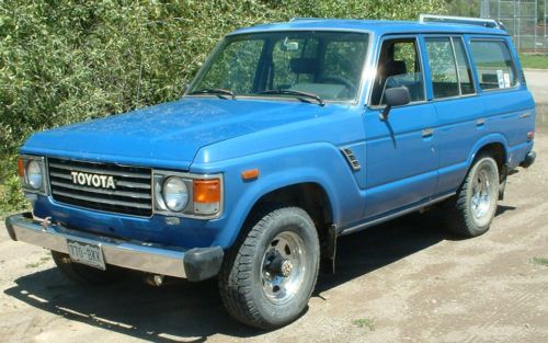 1985 toyota land cruiser fj60 4wd 188133 miles 4 speed manual station wagon