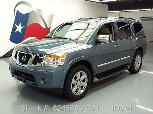 2011 nissan armada platinum sunroof nav dvd 20&#039;s 31k mi texas direct auto