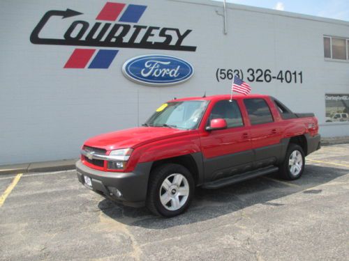 2005 chevy avalanche 1500 4wd 5.3l vortec 4x4 z71 off road loaded low reserve