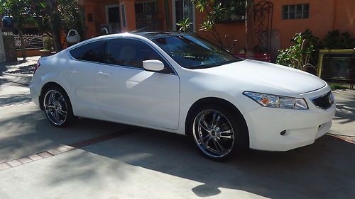 2009 honda accord coupe 2.4l salvage title runs and drives beautiful