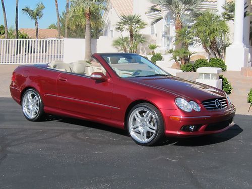 2005 mercedes-benz clk 500 16000 actual miles