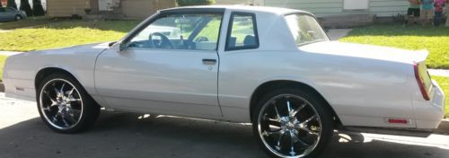 A 1988 chevy monte carlo, w/t-top...only 79,000 miles.