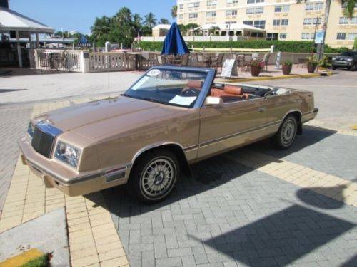 1983 chrysler lebaron convertible mark cross