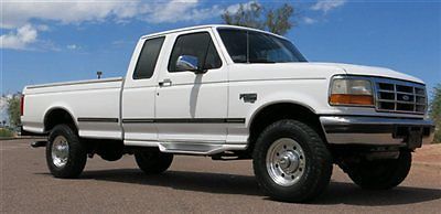 1996 ford f250 xlt 7.3l powerstroke diesel 4x4 ext cab lb immaculate low mile!!!