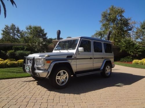 2002 mercedes-benz g500, wood trim, nav, sirius, bluetooth, 4x4, must see