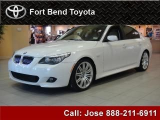 2008 bmw 5-series 4dr 550i rwd bluetooth bmw assist moonroof navigation