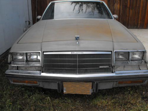 1984 buick regal non running project car, original owner and all complete parts