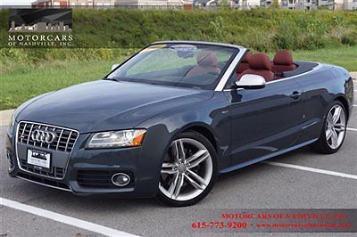 7-days *no reserve* &#039;11 s5 3.0t prem+ nav back-up led msrp $65k carfax off lease