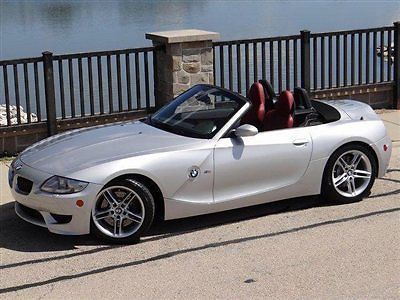 2006 bmw m roadster 1-owner! only 34k miles! rare silver on imola! gorgeous z4m