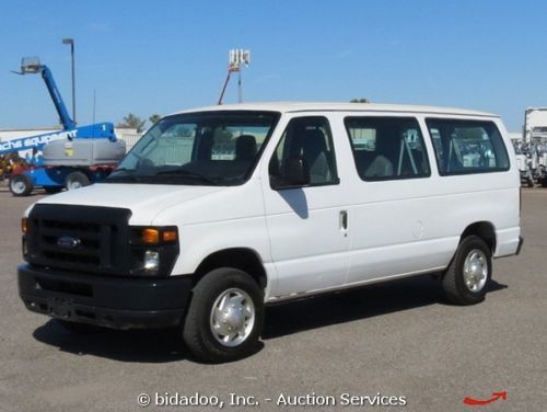 2011 ford e350 econoline 8 passenger van 4.6l v8 a/t cold a/c 23k miles p/w p/l