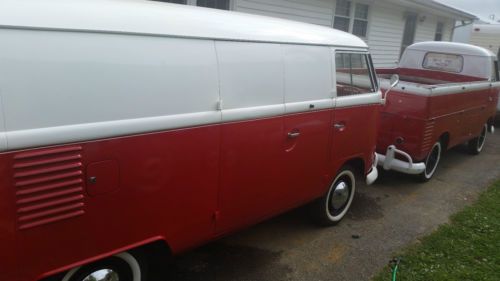 1962 volkswagen bus panel van vw rare walk thru clear va titlte no reserve