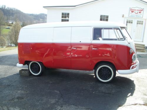 1962 volkswagen bus panel van VW rare Walk Thru clear va titlte no reserve, image 2