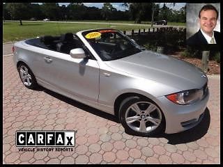 2010 bmw 1 series 2dr conv 128i manual, sat radio, keyless, clean carfax