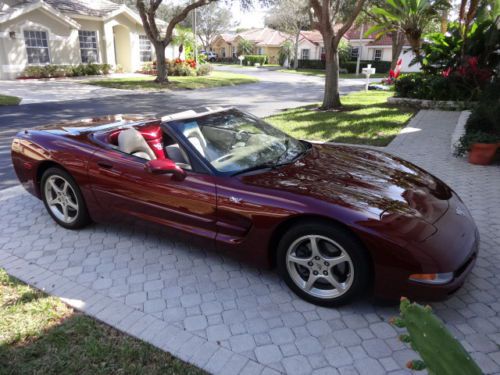 2003 chevrolet corvette 50th anniversary edition convertible 2-door 5.7l