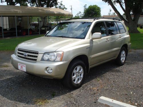 2003 toyota highlander limited sport utility 4-door 3.0l